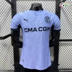 Camisa Alternativa Versão Jogador Olympique Marsella 2026/2027 Roxo Claro