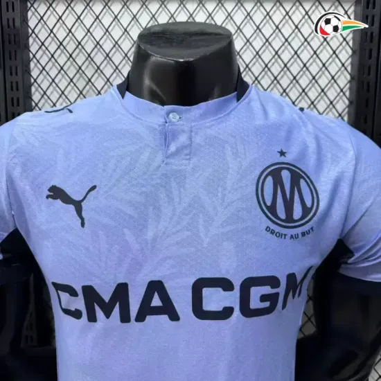 Camisa Alternativa Versão Jogador Olympique Marsella 2026/2027 Roxo Claro