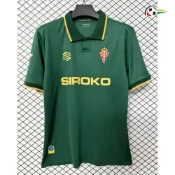 Camisa Reserva Sporting de Gijón 2026/2027 Verde com Patch da La Liga