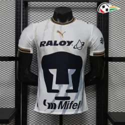 Camisa Reserva Versão Jogador Pumas UNAM 2026/2027 Branco