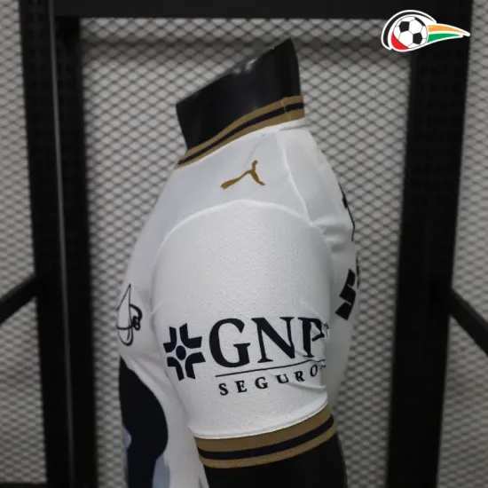 Camisa Reserva Versão Jogador Pumas UNAM 2026/2027 Branco