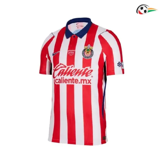 Camisa Titular Chivas 2026/2027 Vermelho/Branco