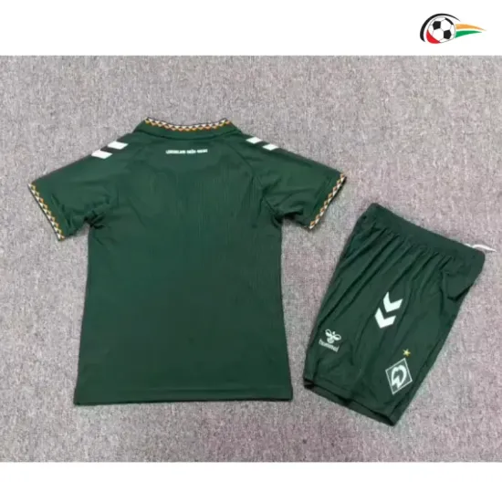 Camisa Reserva Infantil Werder Bremen 2026/2027 Verde Escuro