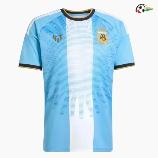 Camisa Argentina 2026 Messi Edição de Despedida Azul/Branco