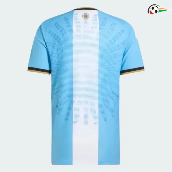 Camisa Argentina 2026 Messi Edição de Despedida Azul/Branco