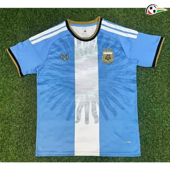 Camisa Argentina 2026 Messi Edição de Despedida Azul/Branco