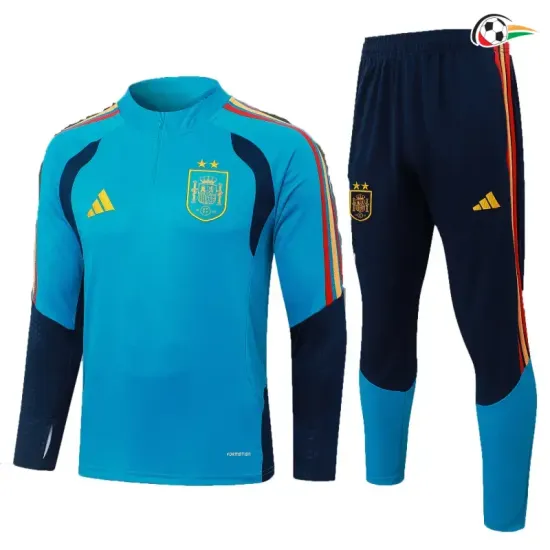 Camisa de Treino España 2026 Azul Real Duas Estrelas