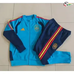 Conjunto esportivo da España 2026 Azul Real Duas Estrelas