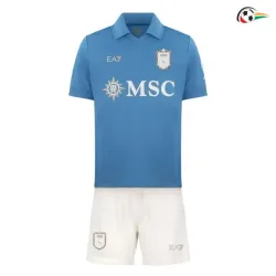 Camisa Titular Infantil Napoli 2026/2027 Azul