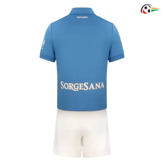 Camisa Titular Infantil Napoli 2026/2027 Azul