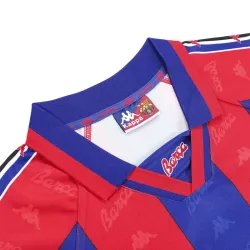 Barcelona 96/97 Camisa de Casa Versão Retro Masculina Especial de Manga Curta