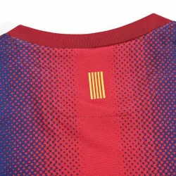 Barcelona 2012/13 Camisa de Casa Versão Retro Masculina Especial de Manga Curta Vermelho/Azul