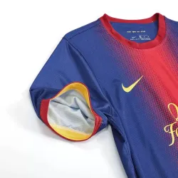 Barcelona 2012/13 Camisa de Casa Versão Retro Masculina Especial de Manga Curta