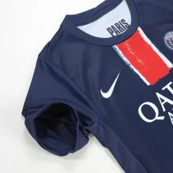 Paris Saint-Germain 24/25 Conjunto de Casa Infantil de Manga Curta