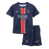 Paris Saint-Germain 24/25 Conjunto de Casa Infantil de Manga Curta Vermelho/Azul