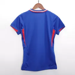 França 24/25 Camisa de Casa Feminina de Manga Curta Azul