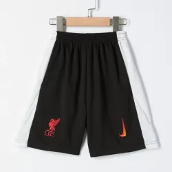 Liverpool 24/25 Conjunto de Segunda Visitante Infantil de Manga Curta