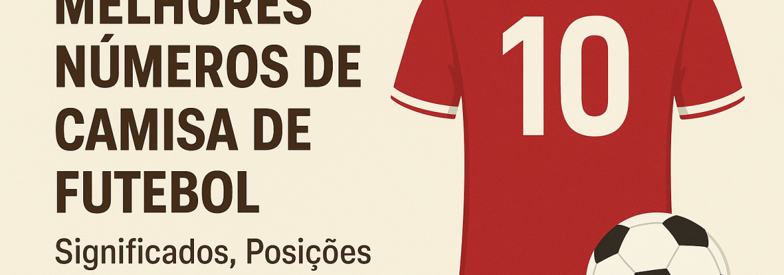 Melhores Números de Camisa de Futebol: Significados, Posições e Como Escolher
