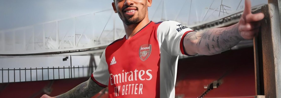 Gabriel Jesus: Camisas de City, Arsenal e Seleção Gabriel Jesus: Camisas de City, Arsenal e Seleção