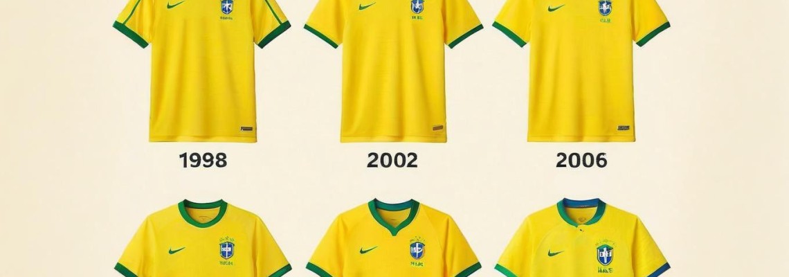 Amarelinha Técnica: a evolução da camisa do Brasil 1998-2022 em 1000 palavras Amarelinha Técnica: a evolução da camisa do Brasil 1998-2022 em 1000 palavras