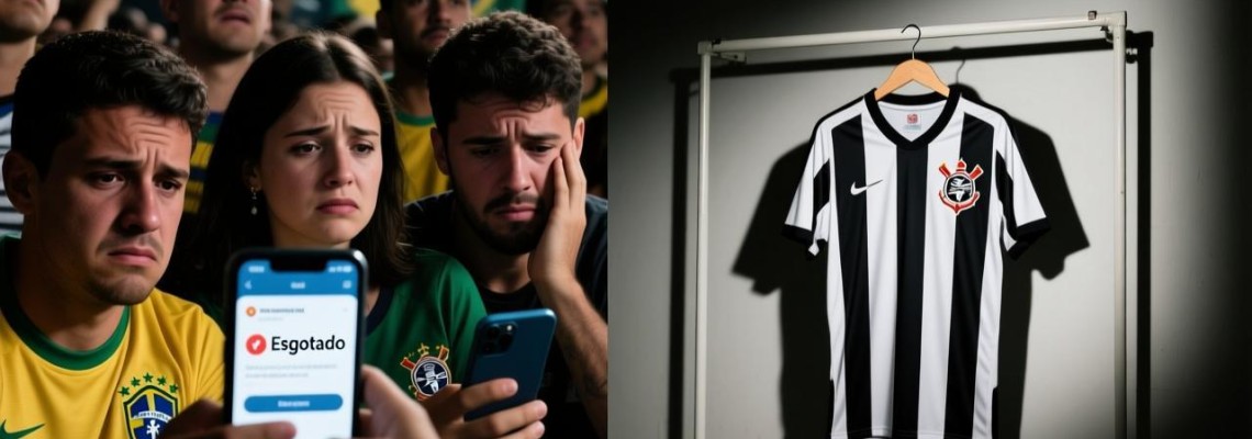 Camisa Corinthians Esgotada? Veja Como Garantir a Sua Agora