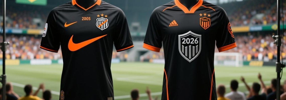 Camisa Corinthians Preta 2026 vs 2005: Análise Visual e Compra