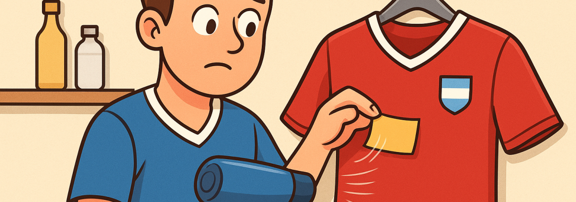 Como tirar etiqueta de cola quente da camisa: passo a passo fácil