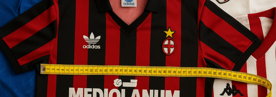 Guia de Tamanhos de Camisas Retrô Europeias para Torcedor Brasileiro | Especialista em Colecionismo