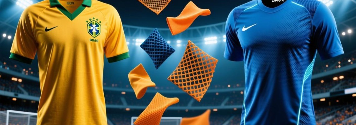 História das Tecnologias em Camisas de Futebol