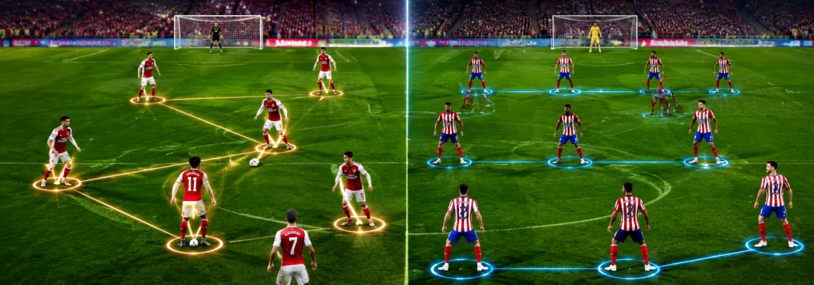 4-3-3 versus 4-4-2: qual formação rende mais em 2025/26?
