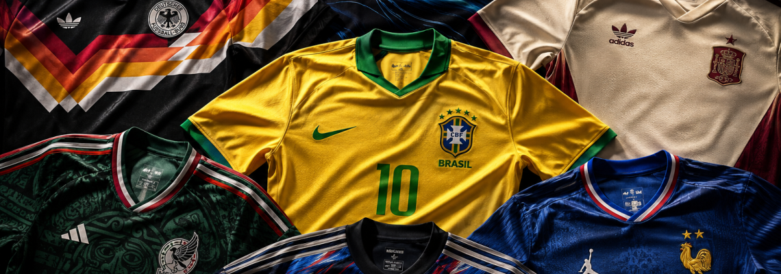 Qual é a Camisa Mais Bonita da Copa do Mundo 2026? Veja o Ranking Completo