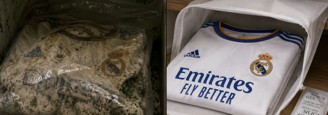 Como Secar, Guardar e Tirar Mofo da Camisa de Futebol Sem Amarelar (Guia Completo 2026)