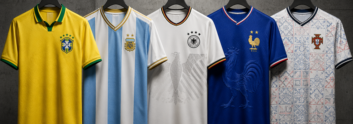 Melhores camisas da Copa do Mundo 2026: as 5 mais bonitas do mundo (e onde comprar)