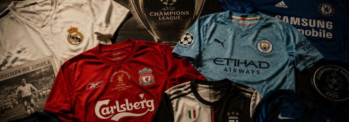 Quando Começou a Champions League? Guia do Colecionador de Camisas (1955–2026)
