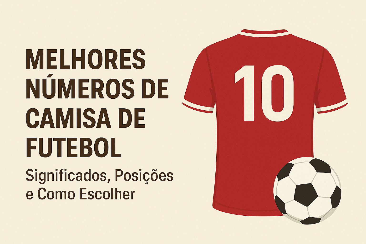 Melhores Números de Camisa de Futebol: Significados, Posições e Como Escolher Melhores Números de Camisa de Futebol: Significados, Posições e Como Escolher