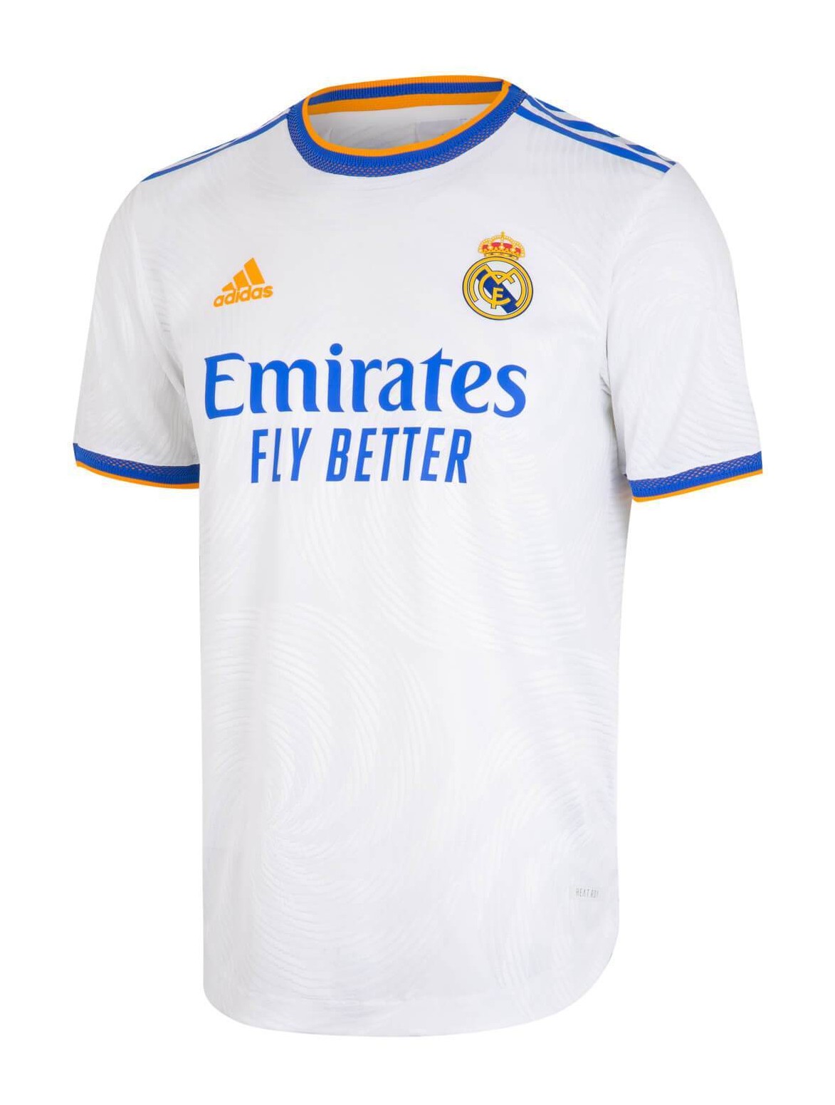 Real Madrid camisa branca 2021/22 com detalhes dourados